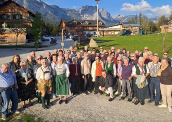 Die Senioren der Dachstein-Gemeinde unterwegs